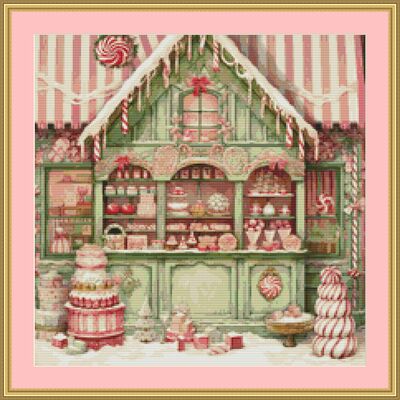 Candy Store 3 Cross Stitch Pattern