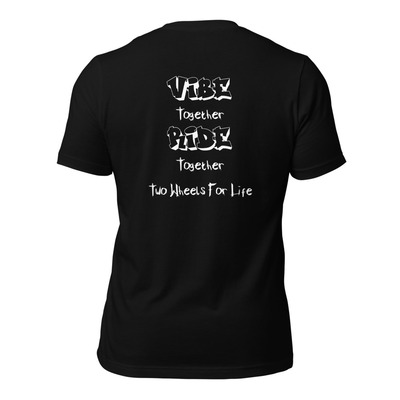 Vibe together ride together unisex t-shirt - Thumbnail 2