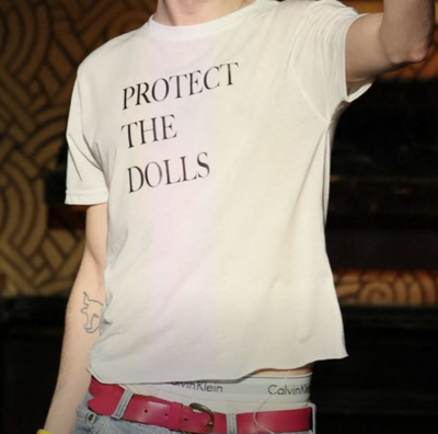Free Shipping-PROTECT THE DOLLS TEE