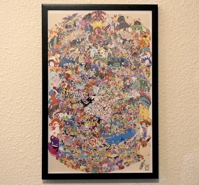 "DRAW EM ALL!" Art Print