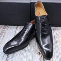 Cowhide handmade men's wedding business dress leather shoes 2 colors - Thumbnail 5