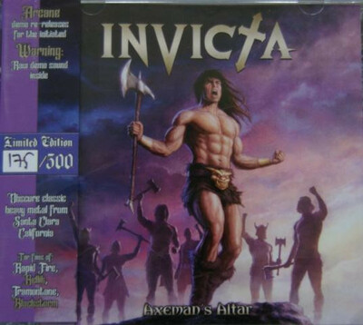 INVICTA - Axeman's Altar (New 2024 CD from 1990's California Power Metal band - includes 1992 and 1994 recordings)