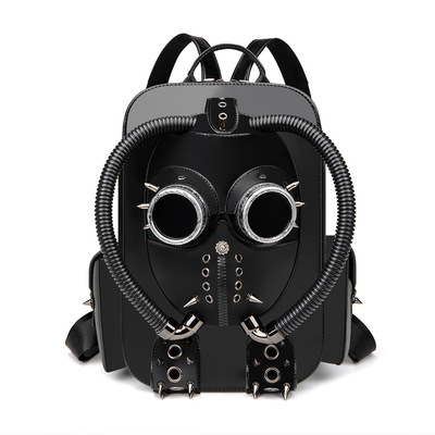 Steampunk gas mask back - Thumbnail 2