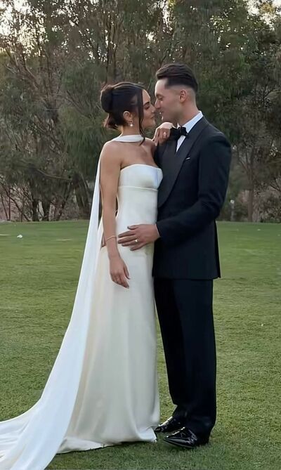 Simple Sheath Satin Beach Bohemia Wedding Dress Bridal Gowns Wedding Gown