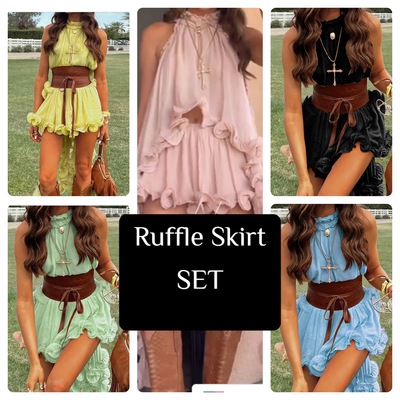 Skirt Ruffle SET-TD