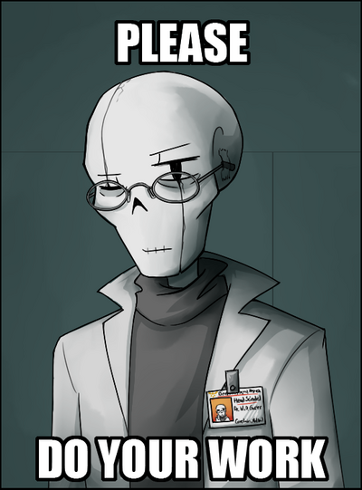 Please Do Your Work print (4x6 inches)