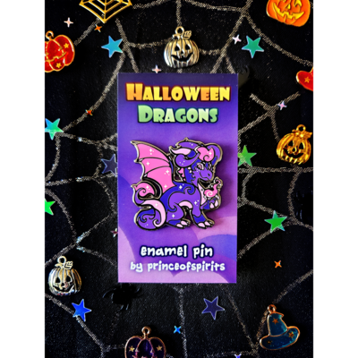 Rune the Witch Dragon Enamel Pin