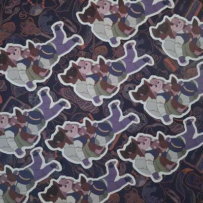 Goblin Cuddle Puddle XL Sticker