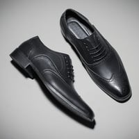 Men's shoes brogues business casual wedding oxford shoes 3 colors - Thumbnail 2