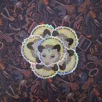 To F#ck Around is Human, To Find Out is Divine Holo Sticker - Thumbnail 1