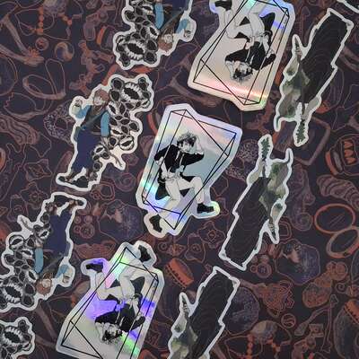 Holo Tarot Stickers
