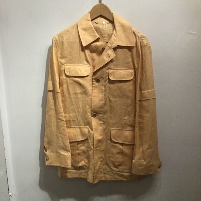 f.y.l.s luxe orange linen JKT New