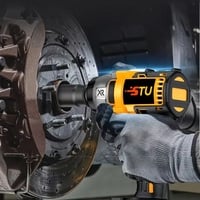 SHITU 21V Cordless Impact Wrench & Drill Kit – Brushless Motor, 4000mAh Battery, Toolbox, Charger, Socket Set – Gift for Home & Car Use - Thumbnail 2