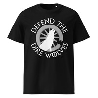 Defend the Direwolves Eco Campaign T-shirt Black - Thumbnail 1