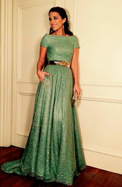Green Sheath Mother of the Bride/Groom Dress Evening Formal Dress