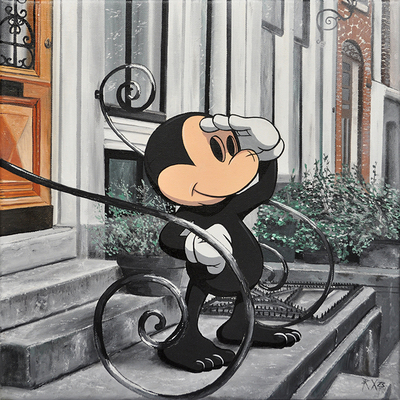 Painting by RX Strip “Rainy day”