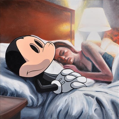 Painting by RX Strip “Before sleeping”