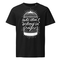 Owls Don't Belong in Cages Cotton Tee - Thumbnail 2