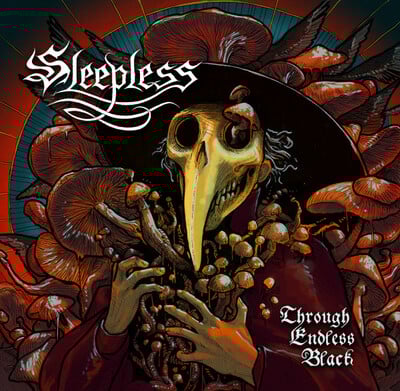 SLEEPLESS - Through Endless Black (New Import CD of Portland metal band's second album - members of DEAD CONSPIRACY, HOT BOY, POISON IDEA, etc.)