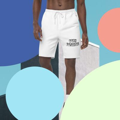 PME Fashion large white arch Men's fleece shorts