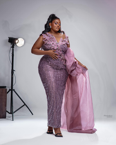 Dark Purple Prom Dresses for Special Occasions Illusion Evening Formal Gowns Beaded Lace Birthday Party Dress Second Reception