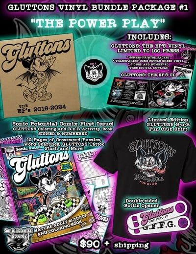 GLUTTONS: THE EP's Vinyl Bundle #1 - THE POWER PLAY