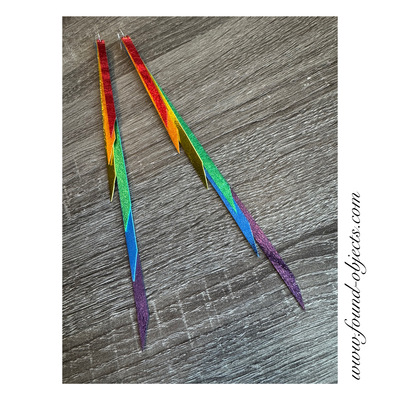 โMarshaโ Multi-Strip Earrings