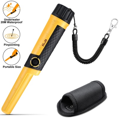 GC-2006 Metal Detector Pinpointer Wand – USA Direct | 5-Inch Depth | IP68 Waterproof to 66ft