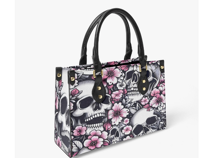 *Dark Bloom Skull Handbag | Elegant Gothic Fashion | Free Ship*