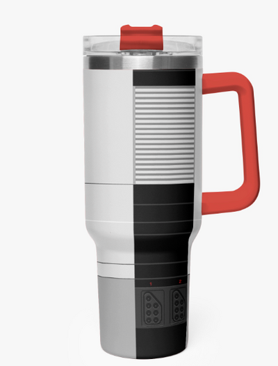 *RETRO SYSTEM TUMBLER | N .E S | PERSONALIZABLE W/GAME TAG | FREE SHIP*