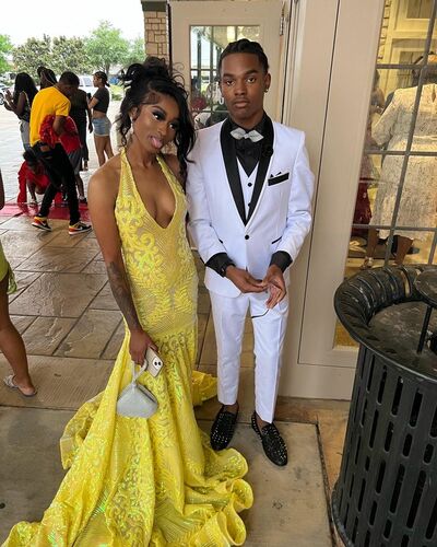 Yellow Mermaid Prom Dresses for African Women Sequins Lace Birthday Party Dress Evening Formal Dress