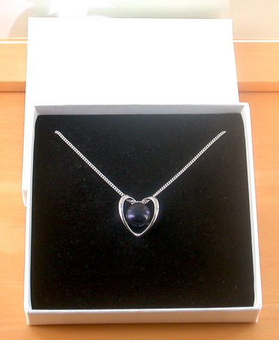 GIFT NECKLACE/Sterling Silver Black Freshwater Pearl Necklace/Freshwater Pearl Necklace/Pearl Necklace/June Birthstone/Pearl Jewellery/Pearl J