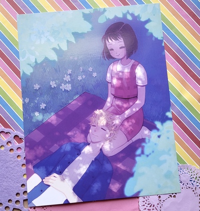 8.5 x 11 Warm Picnic print