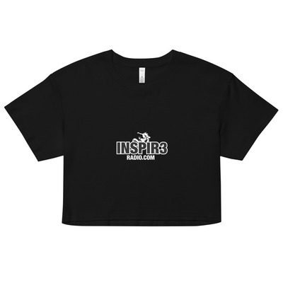 Dark Womens Inspir3 Radio Dot Com crop top
