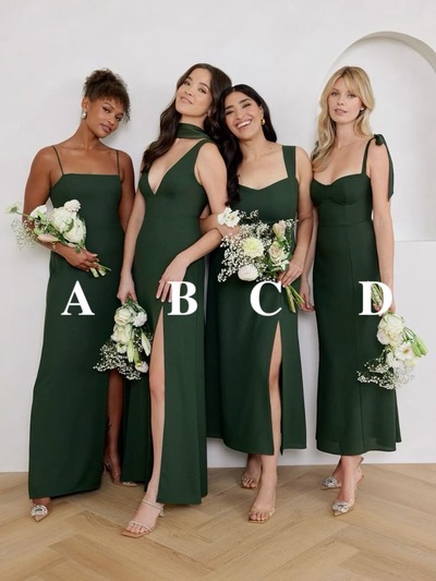 Green Bridesmaid Dresses for Wedding Party