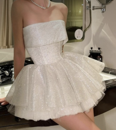 Sparkly Homecoming Dresses Short Length