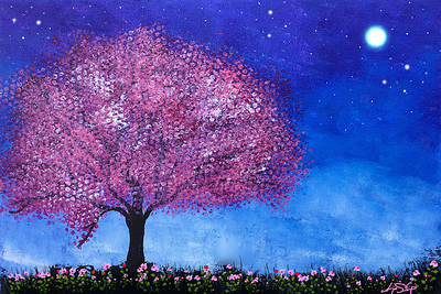 Cherry Blossom Delight Art Print