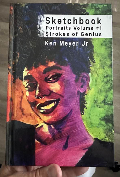 Artist Portrait Sketchbook hardback (my art book)