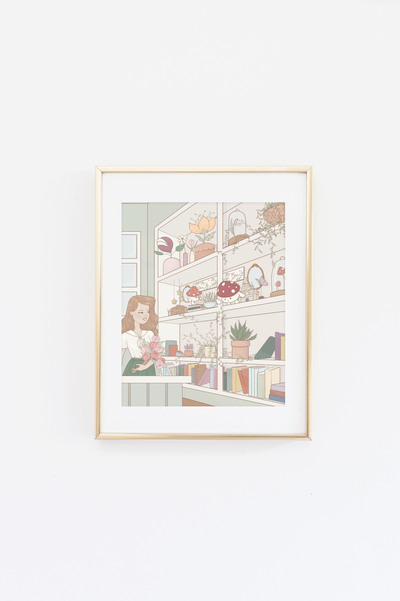 Magical Plant Shop Print