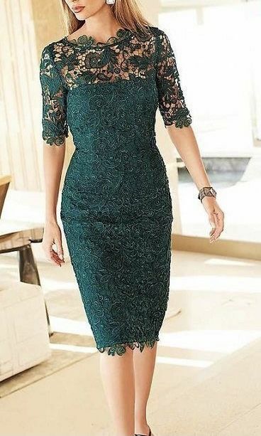 Half sleeves mother of groom dresses,lace short prom dresses,1151
