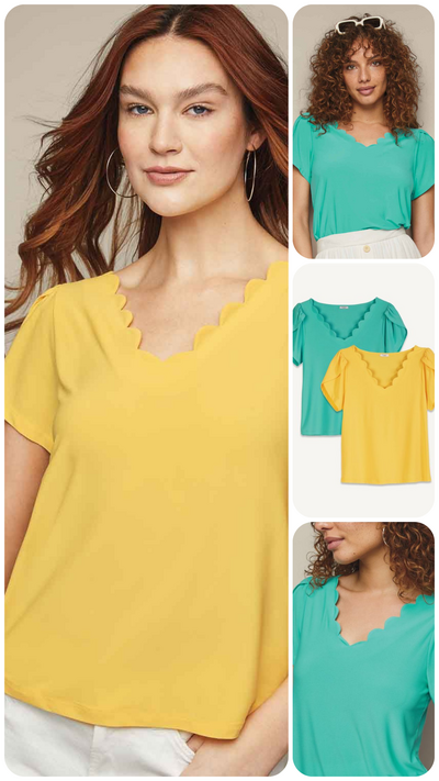 Petal Sleeve Top - FINAL SALE