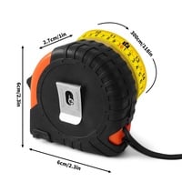 Father’s Day Personalized Tape Measure – Custom Photo or Logo – 9.8ft (3M) Dual-Scale Tape with Locking Button  - Thumbnail 2