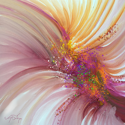 Colorful Harmony Abstract Art Print