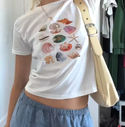 SEASHELL CROP TOP