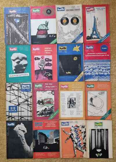 Polish Satirical magazines "Szpilki" from 1972