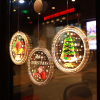 Christmas Decoration Window Hanging Luminous Acrylic Sign SG801 - Thumbnail 2