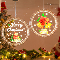Christmas Decoration Window Hanging Luminous Acrylic Sign SG801 - Thumbnail 4
