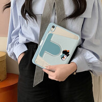 Penguin Pattern Cover For Samsung Tab S10 9 With Pen Slot IPPC01 - Thumbnail 5