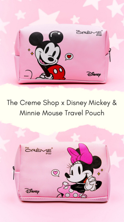 The Creme Shop x Disney Mickey & Minnie Mouse Travel Pouch