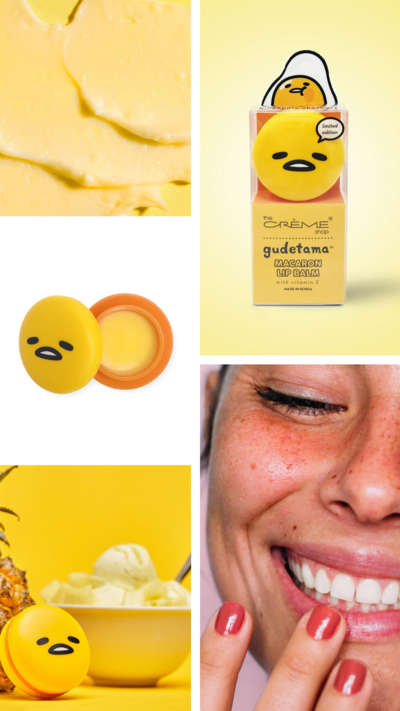 The Creme Shop Gudetama Macaron Lip Balm